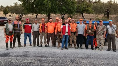 Soma’da Yaban Domuzu Sürek Avı Zirai Başarıyla Tamamlandı