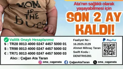 Çağan Bebek Yaşamak İstiyor: SMA Tedavisi İçin Zamanla Yarış