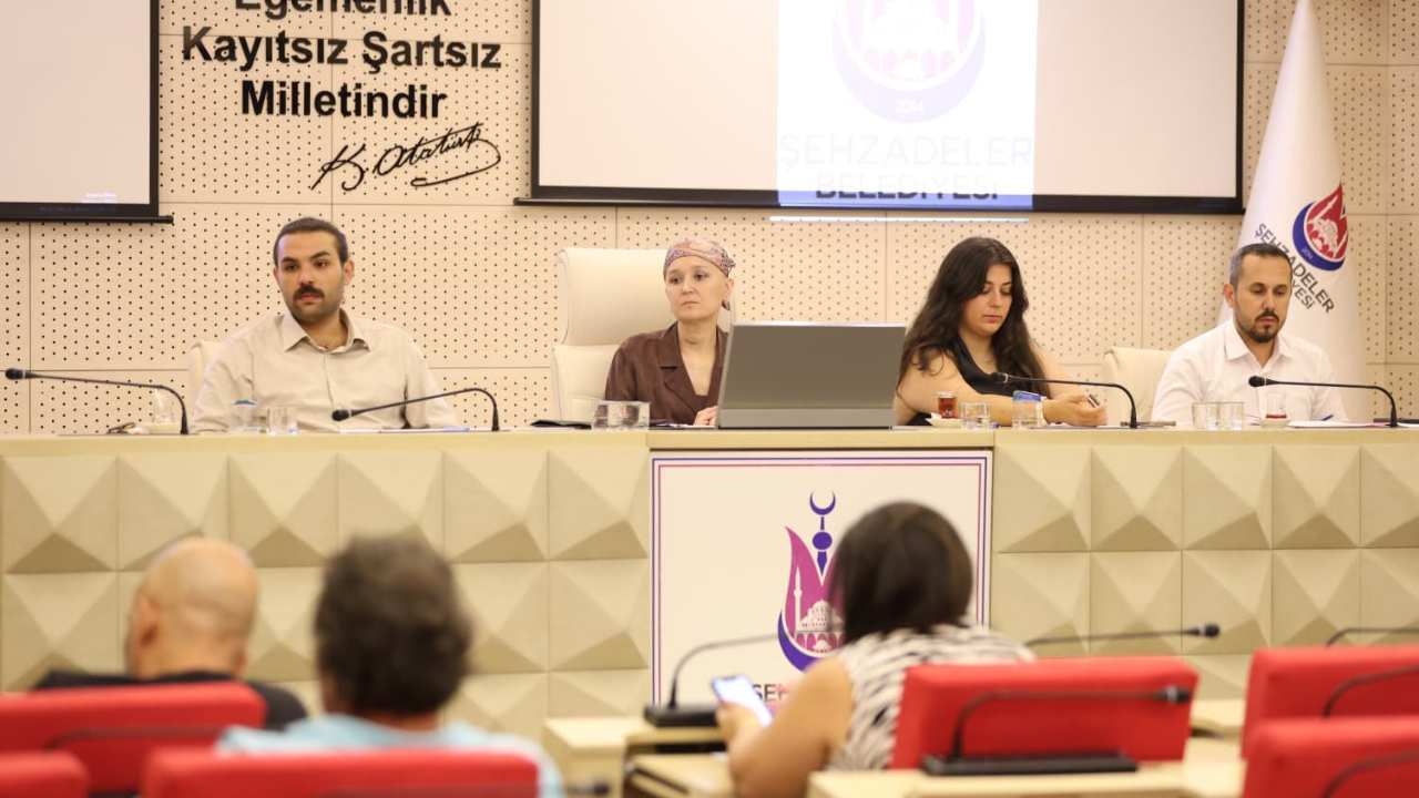 Şehzadeler Belediye Meclisi Ağustos Toplantısında Gündem Yoğundu