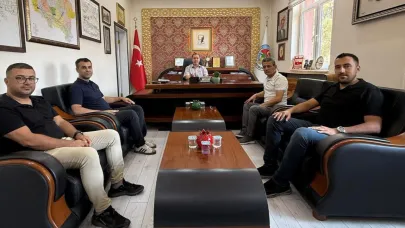 Turgutlu Gazeteciler Cemiyeti’nden Kaymakam Kapankaya’ya Nezaket Ziyareti