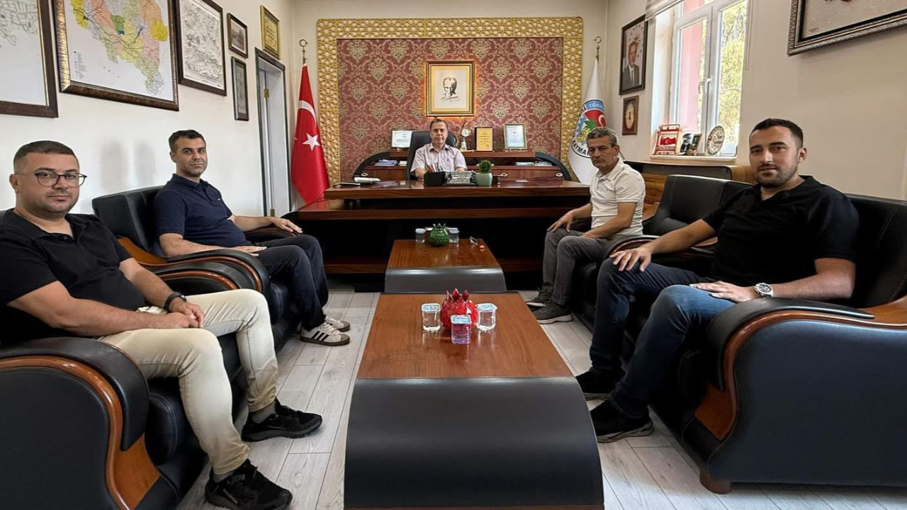 Turgutlu Gazeteciler Cemiyeti’nden Kaymakam Kapankaya’ya Nezaket Ziyareti
