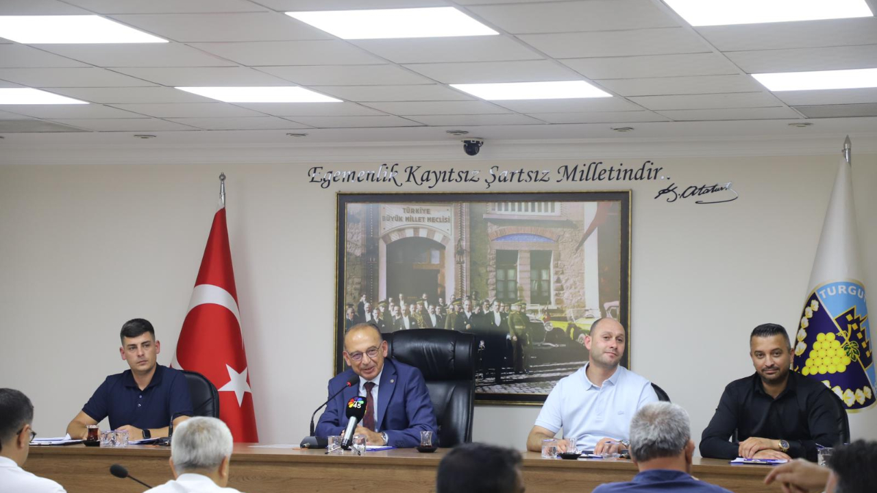 Turgutlu Belediyesi Meclisi Ağustos Toplantısında 11 Maddeyi Karara Bağladı