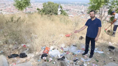 Spil Yolunda Temizlik Çöpe Gitti: Şehzadeler Belediyesi’nden Yangın Uyarısı