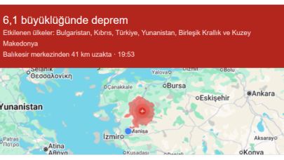 Manisa’da Hissedilen Deprem Sonrası İlk Açıklama