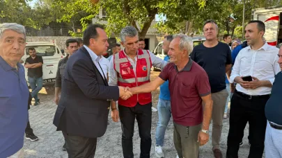 Başkan Dutlulu, Soma’daki Orman Yangınını Yerinde İnceledi
