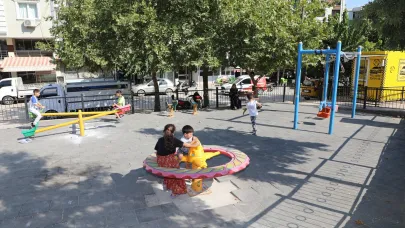 Şehzadeler Belediyesi’nden Kocatepe’ye Yenilenmiş Oyun Parkı