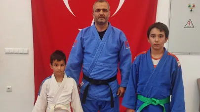 Manisalı Kardeşler Alp ve Egemen, Judoda Babalarının İzinden Gidiyor