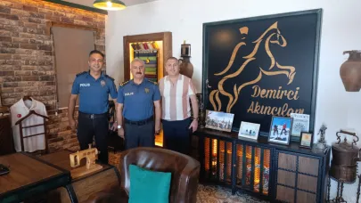 İl Emniyet Müdürü Aktaş’tan Demirci’de Ziyaretler