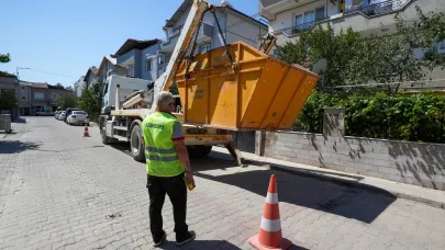 Gaziemir Belediyesi’nden İnşaat Atıklarına Konteynerli Çözüm