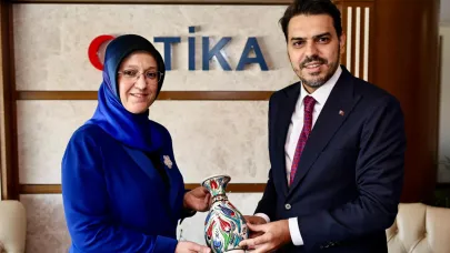 MCBÜ Rektörü Kibar’dan TİKA Başkanı Abdullah Eren’e Ziyaret