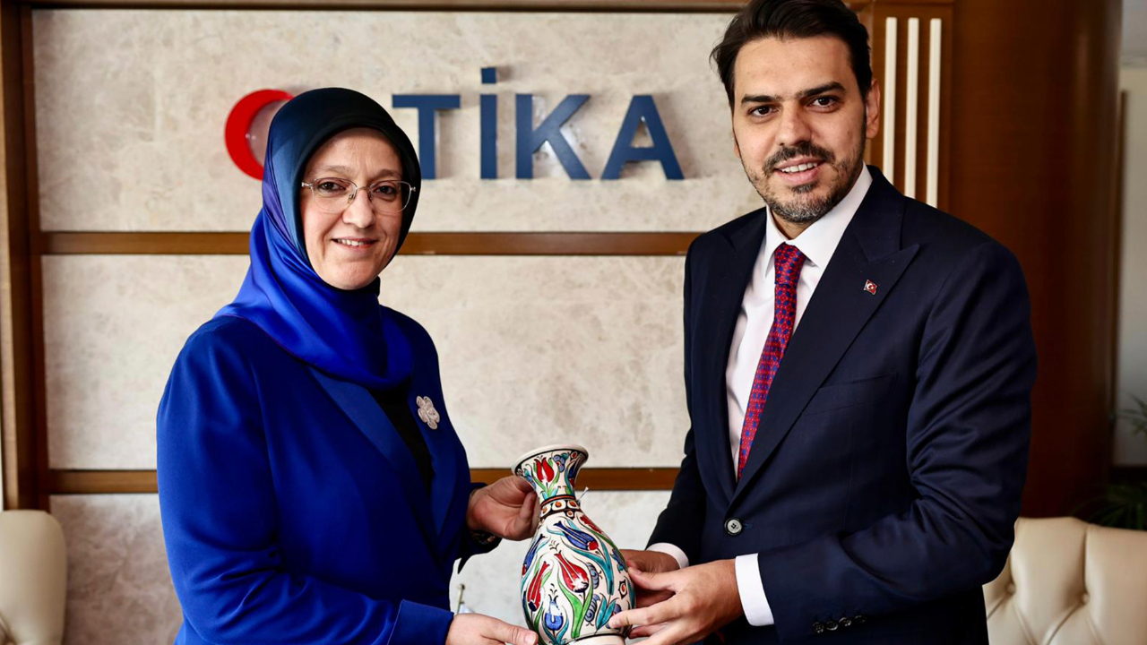 MCBÜ Rektörü Kibar’dan TİKA Başkanı Abdullah Eren’e Ziyaret