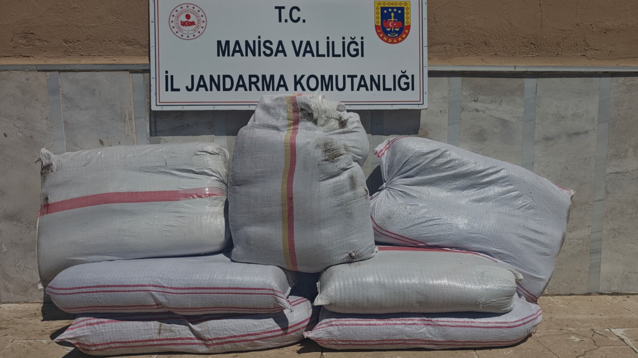 Kula’da 350 Kilo Kaçak Tütün Ele Geçirildi