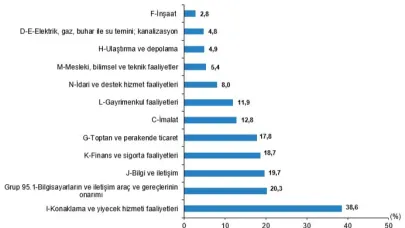 Girişimlerde bilişim teknolojisi kullanımı arttı