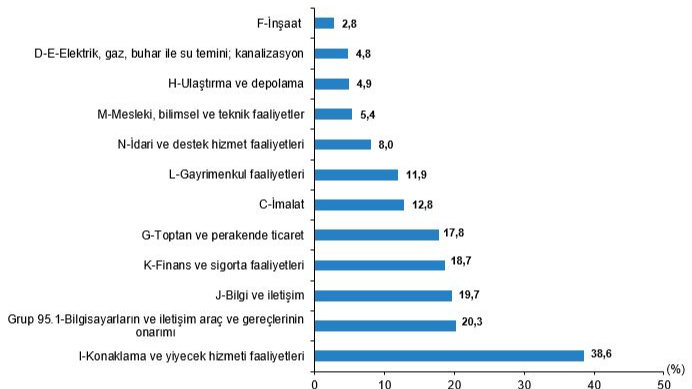 Girişimlerde bilişim teknolojisi kullanımı arttı