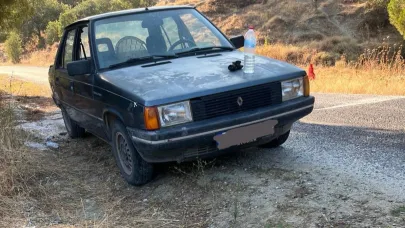 Gördes’te Çam Fıstığı Hırsızları Suçüstü Yakalandı