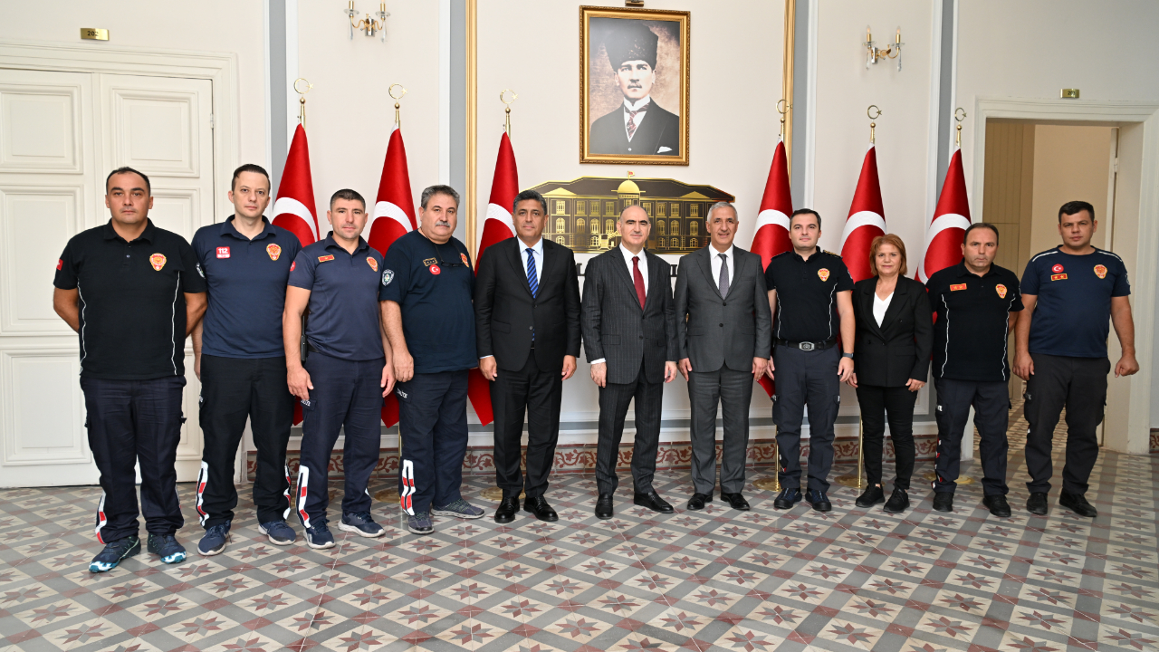 Vali Özkan’dan İtfaiye Haftası’nda Teşkilata Teşekkür
