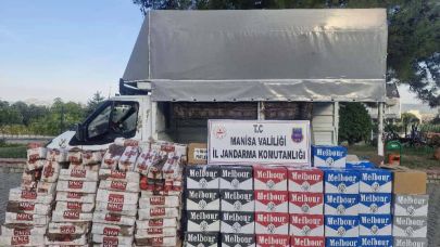 Manisa’da 1,5 Milyon Liralık Kaçak Tütün ve Sigara Kağıdı Ele Geçirildi