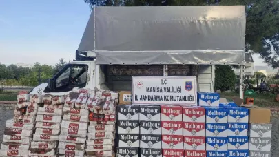 Manisa’da 1,5 Milyon Liralık Kaçak Tütün ve Sigara Kağıdı Ele Geçirildi