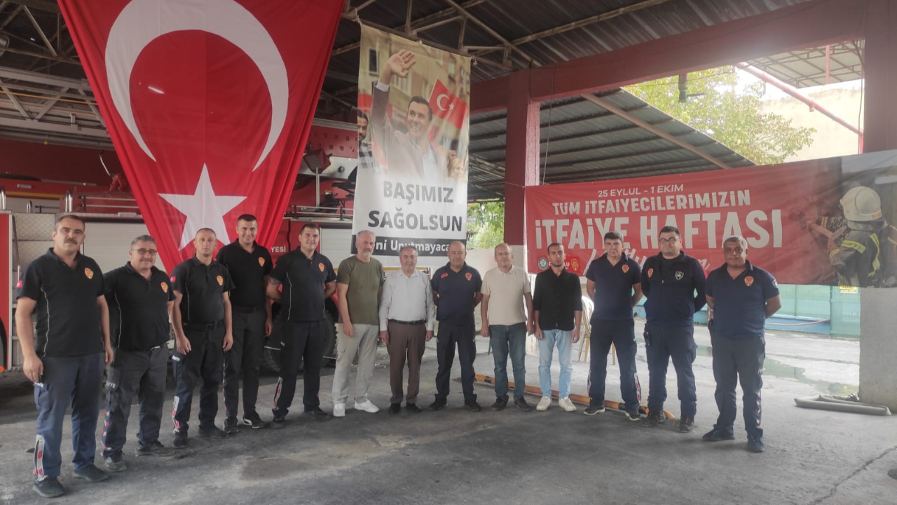 Saadet Partisi Alaşehir İlçe Başkanı Özcan’dan İtfaiye Haftası Ziyareti