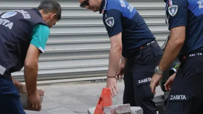 Şehzadeler’de Kaldırım İşgallerine Zabıta Müdahalesi