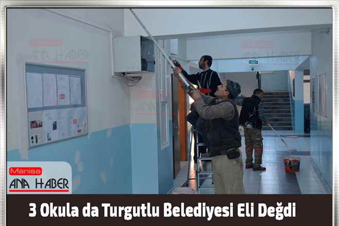 3 Okula da Turgutlu Belediyesi Eli Değdi