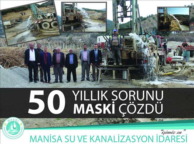 50 Yıllık Sorunu MASKİ Çözdü