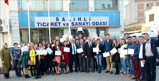 54 Girişimci Adayı, Salihli TSO´dan Sertifika Aldı