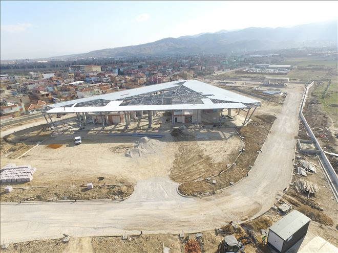 ALAŞEHİR TERMİNALİ HIZLA YÜKSELİYOR