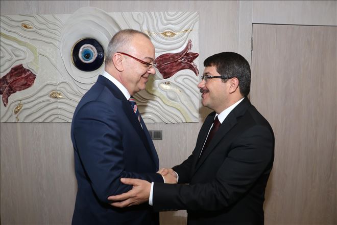 Çelik´ten Ergün´e Ziyaret