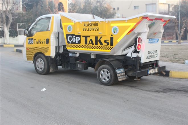 ÇÖP TAKSİ ALAŞEHİRLİLERİN HİZMETİNE GİRDİ