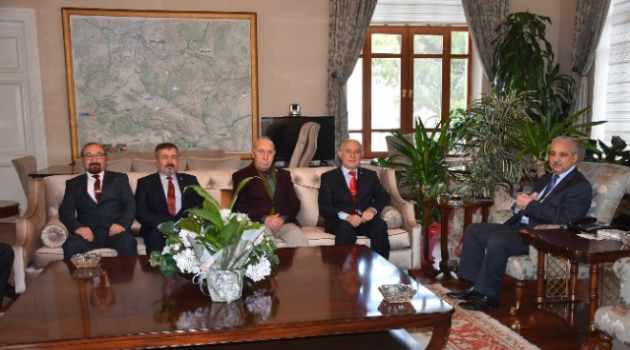 Emekli Astsubaylardan Vali Güvençer'e Ziyaret