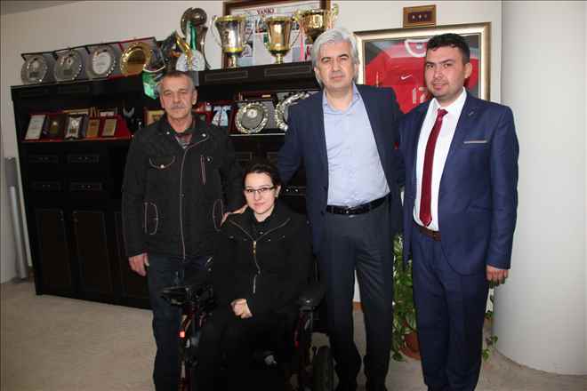 Engellilerden Başkan Salih Hızlı´ya Teşekkür