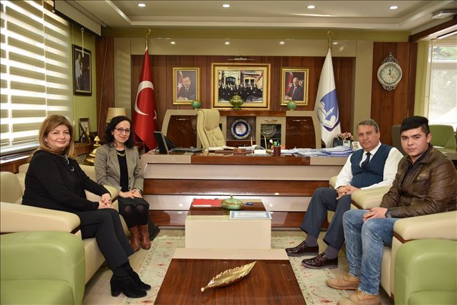 Kahraman Erden Başkan Çerçi´ye Ziyaret
