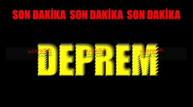 Manisa Merkezde Deprem