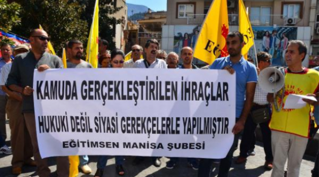 Manisa'da İhraç Edilen Öğretmenler İçin Eylem