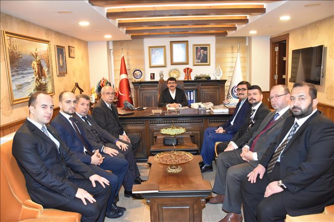 MÜSİAD Yönetiminden Başkan Çelik´e Ziyaret
