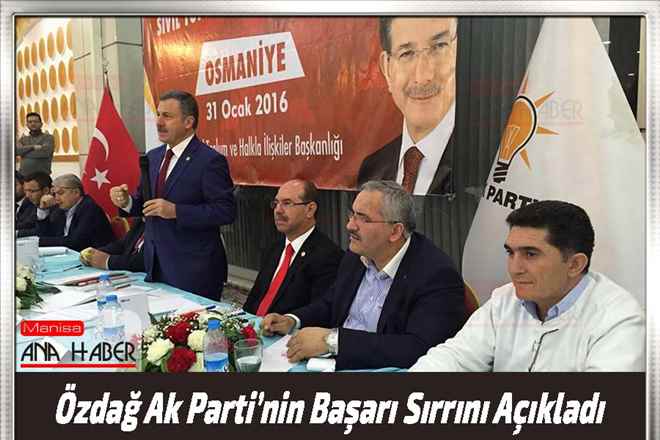 Özdağ Ak Parti´nin Başarı Sırrını Açıkladı