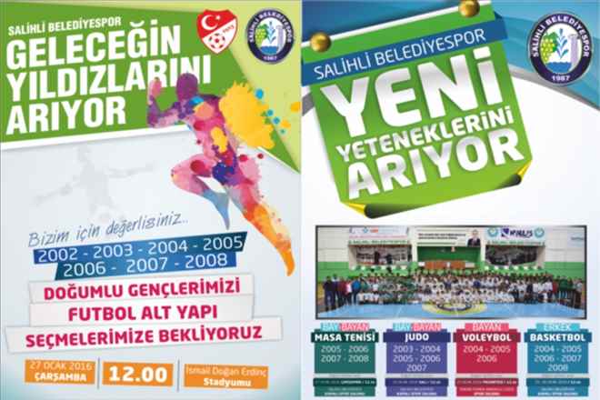 Salihli Belediyespor Geleceğin Yıldızlarını Arıyor