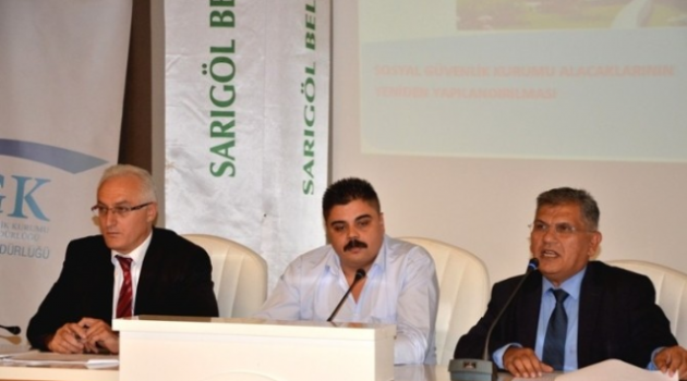 Sarıgöl Esnafı Yapılandırma Konusunda Bilgilendirildi