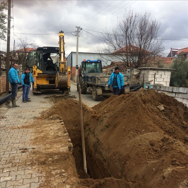 Sarıgöldeki Eski Kanalizasyon Hatları Yenileniyor
