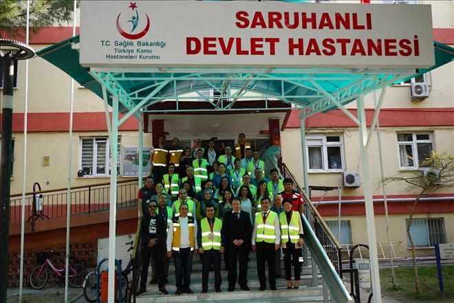 Saruhanlı ‘Da Hastane Afet Planı Masabaşı Tatbikatı Yapıldı