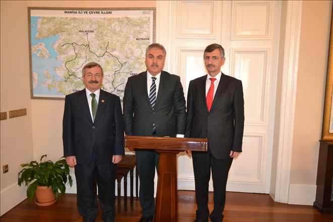 Uşak ve Kütahya Valilerinden Vali Bektaş´a Ziyaret