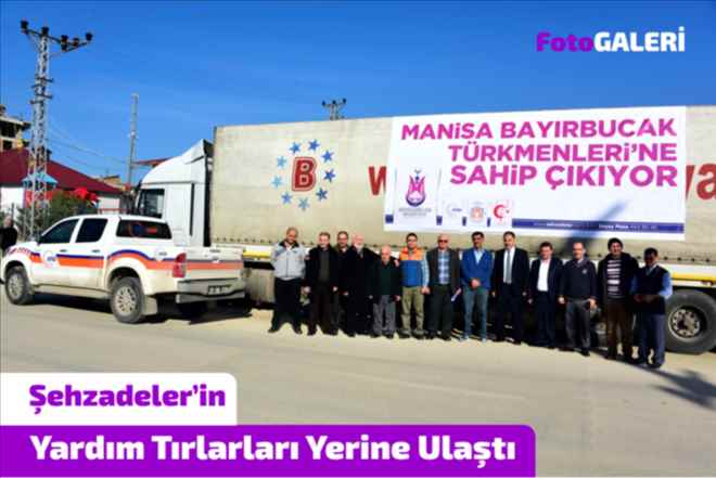 Yardım Tırları Yerine Ulaştı