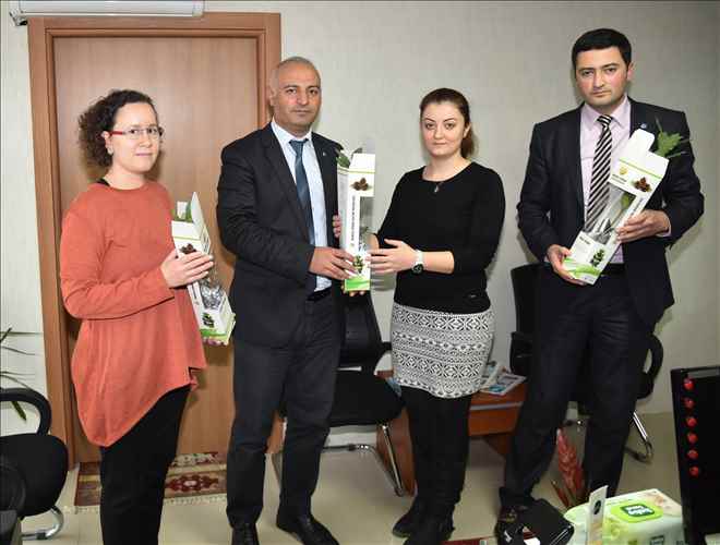 Yunusemre Çiçek Yerine Fidan Verdi