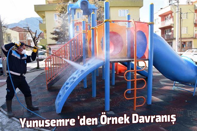 Yunusemre´nin Parkları Temizleniyor