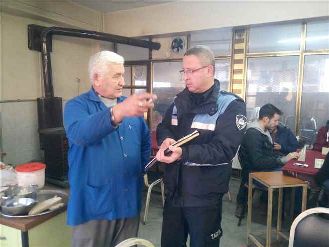 Zabıta Ekipleri Kahvehane Ve Berberleri Denetledi