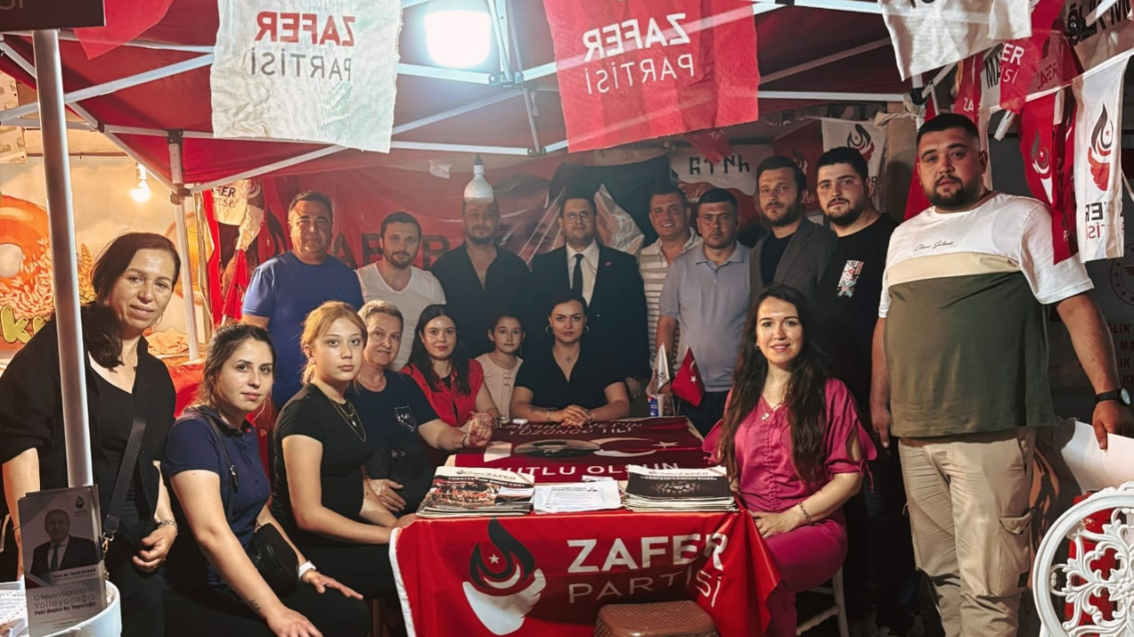 Zafer Partisi Çağlak Festivali’nde “Zafer Otağı”yla Yerini Aldı