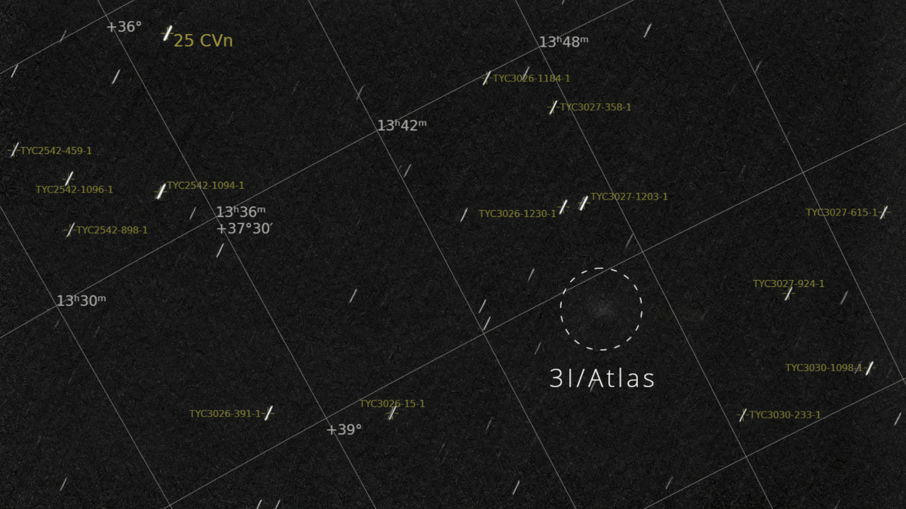 BİR CİSİM YAKLAŞIYOR: 3İ/ATLAS
