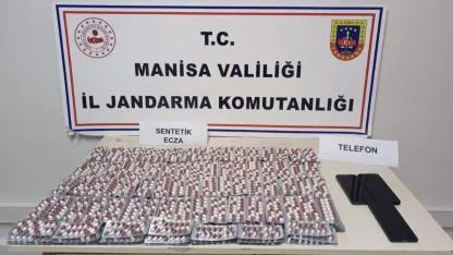 Manisa’da 2 Bin 671 Sentetik Ecza Ele Geçirildi: Bir Kişi Tutuklandı