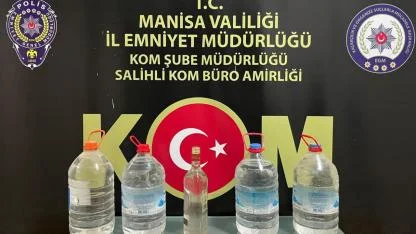Manisa’da Kaçak Alkol Operasyonu: 4 Şüpheliye Adli İşlem